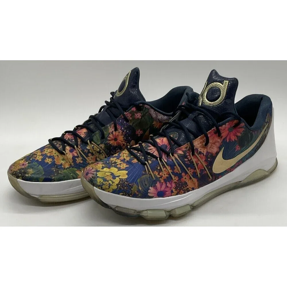 Nike ID 2016 KD Kevin Durant Floral Print US Size 17 818303-903